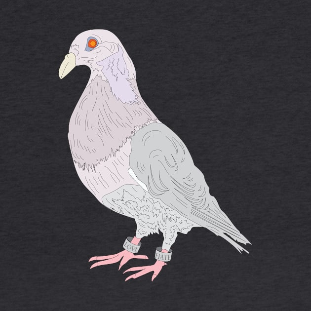 The Love/Hate Pigeon by acepigeon
